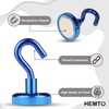 Magnetic Hooks (5 Pack) - Extra Strong Multi-Colour Magnetic Hanging