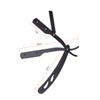 Baluue 2pcs Stainless Steel Manual Shaving Razor Foldable Beard Hair
