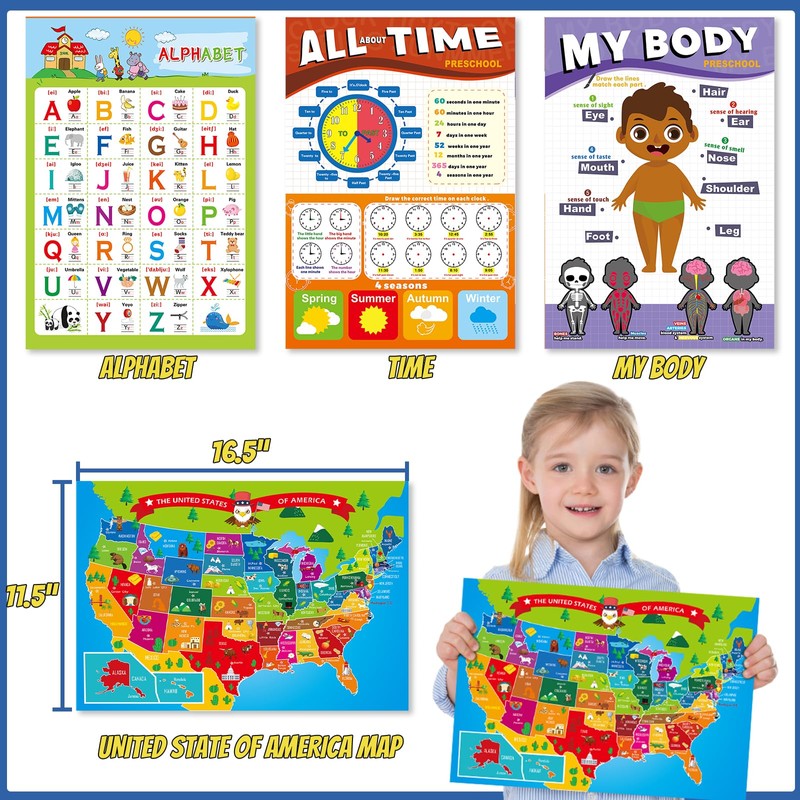 Gifts2U Kids Teacher Play Sets, Pretend Play School Teacher Plays