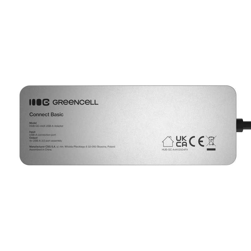 Green Cell 4-Port USB 3.0 Hub Splitter 5 Gbps, Multiple