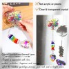 Ornalrist 75th Birthday Gifts for Women Glass Suncatcher 75 Years