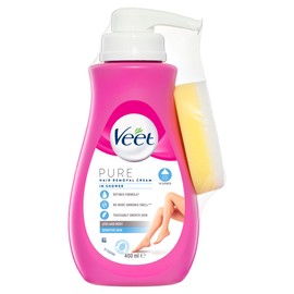 Veet Pure In Shower Hair Removal Cream for Sensitive Skin 400ml