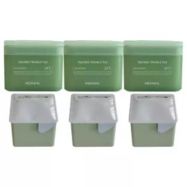 Mediheal 메디힐 티트리 트러블 패드 100매 + 100매(리필) 3개 / 써클 Mediheal Tea Tree Trouble Pad 100ea + 100ea(Refill) 3pcs / Circle