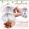 Christmas Tree Topper Decoration Cat Angel with LED Light-Up Wings