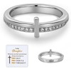 Cross Rings for Women, Let Go And Let God Ring,