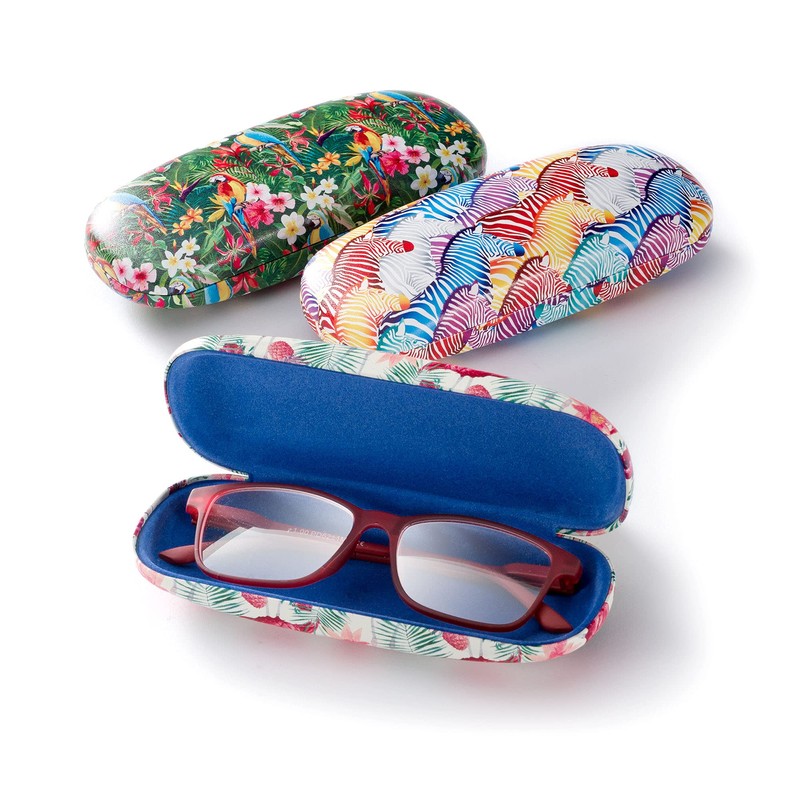 FEFI - Hard Case for Glasses with Matching Microfibre Cloth,
