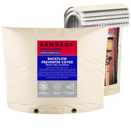 Backflow Insulation Cover,Backflow Preventer Insulation Cover,Insulated Backflow Cover,Sprinkler Insulation Bag,Sprinkler Covers for Winter (36''W×24‘’L)