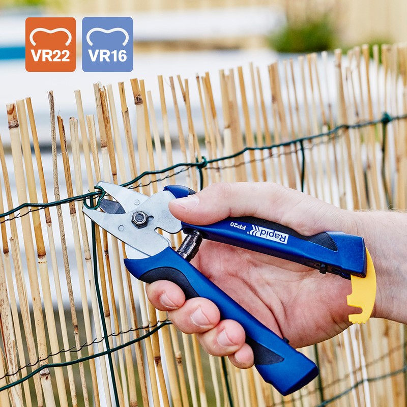 Rapid FP20 Fence Pliers for 2-8mm and 5-11mm Fence Hogrings