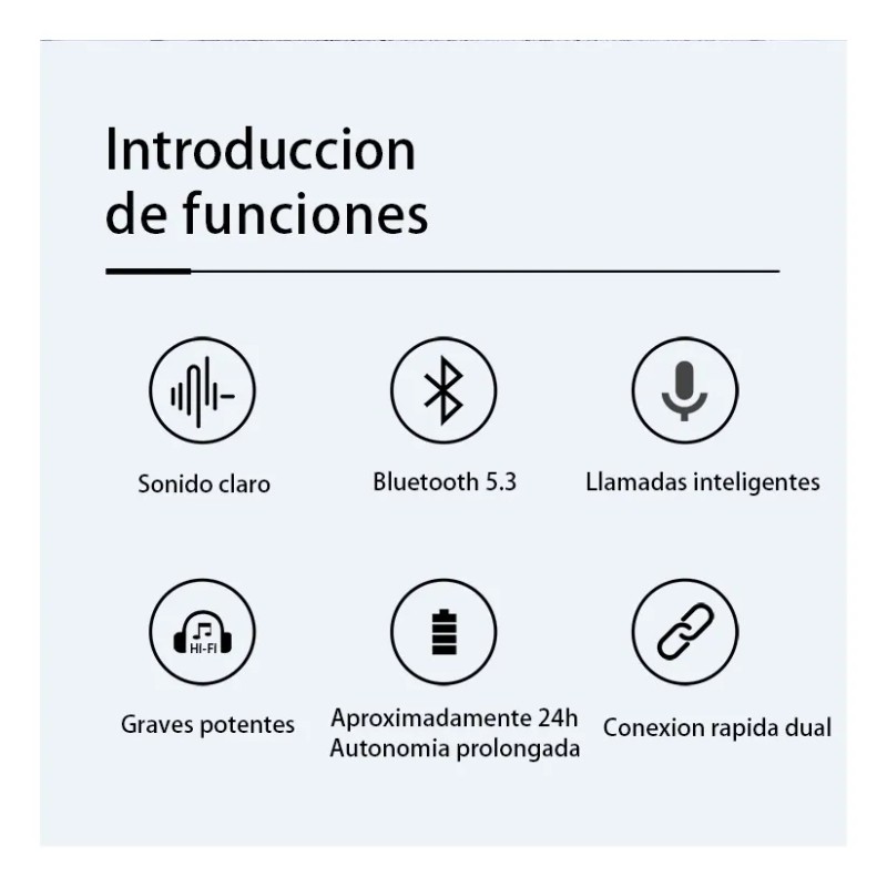S65 Auriculares Bluetooth TRYMISS Inalmbricos Deportivos Para Gym con Micrfono