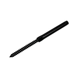 Black Oxide 3/16" Hand Swage Lag Stud for 3/16" Cable Wire Left Lag, T316 SS