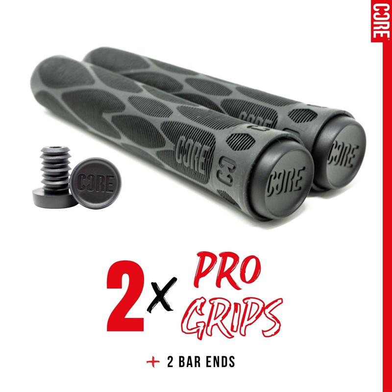 CORE Pro Handlebar Grips, Super Soft 170mm Longneck Universal Cycling