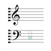 Key Stand Music Note Card Set / Sollasis