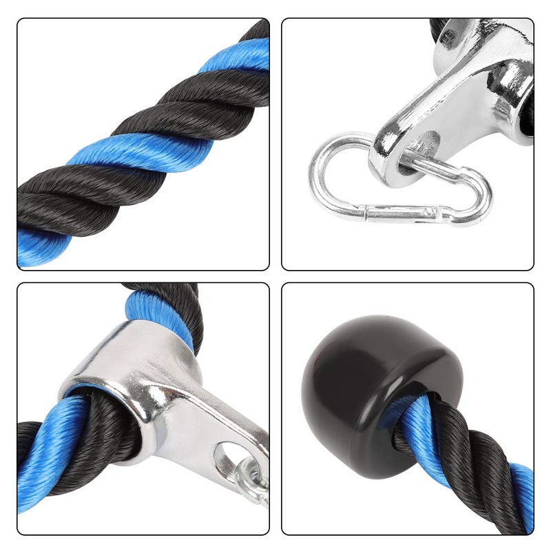 Emoly Universal Tricep Rope Pull Down - 28 Inch Heavy