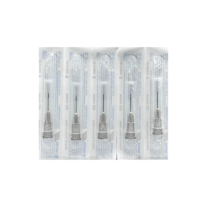 Aguja Hipodérmica 27G x 13mm (1/2”) NIPRO Caja con 100