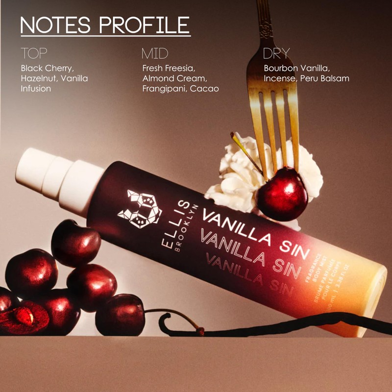 Ellis Brooklyn VANILLA SIN Hair And Body Fragrance Mist 50ML