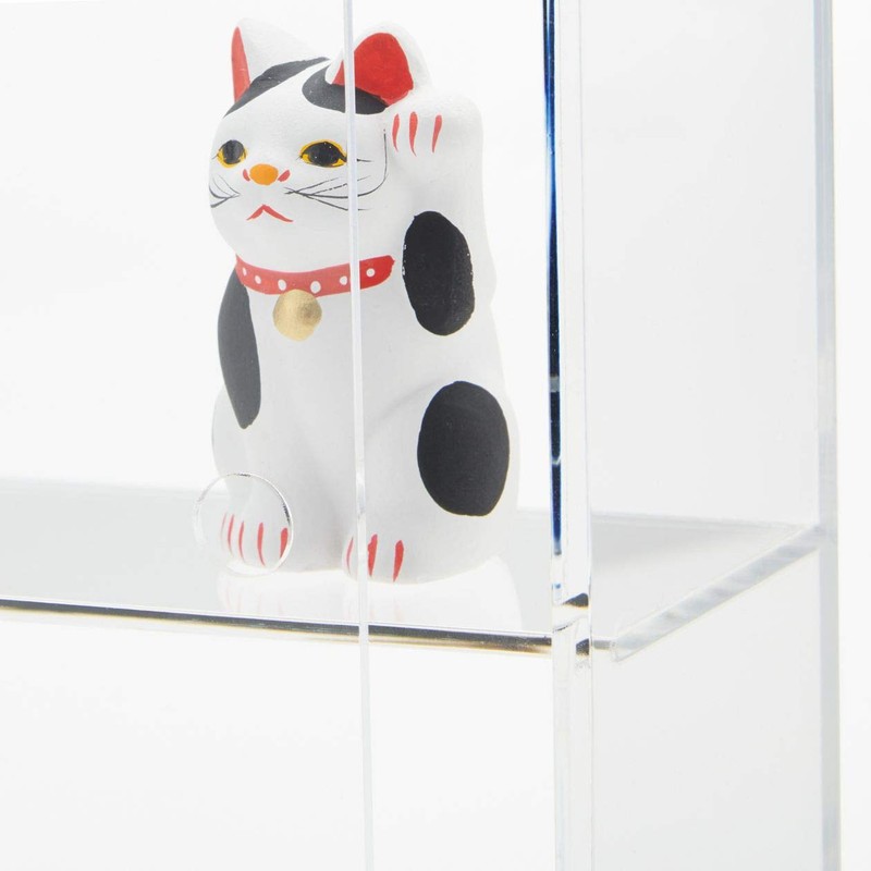 Muji 02856120 Acrylic Collection Stand with Pull Door, Small, Approx.