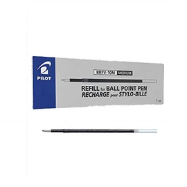 Pilot Refill for Acroball/Acroball Deluxe Medium Ballpoint 1.0 mm Tip - Black, Box of 12