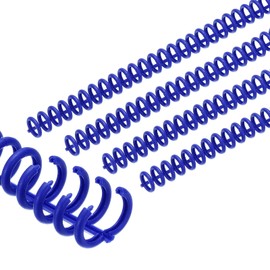 PATIKIL 12mm(1/2") Plastic Spiral Binding Coils, 25 Pcs Binding Spirals 85 Sheet Capacity 3:1 Pitch Binding Spirals for Binding Paper Sheets, Morandi