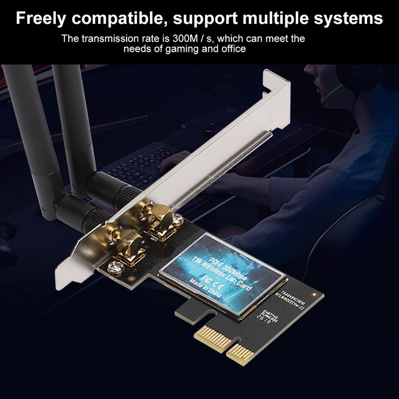 EDUP Network Card Wireless PCIE 300Mbps Computer Accessories EP9626