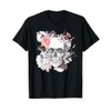 Flower Skull T-Shirt Sugar Skull Roses for Women Girls, Mens