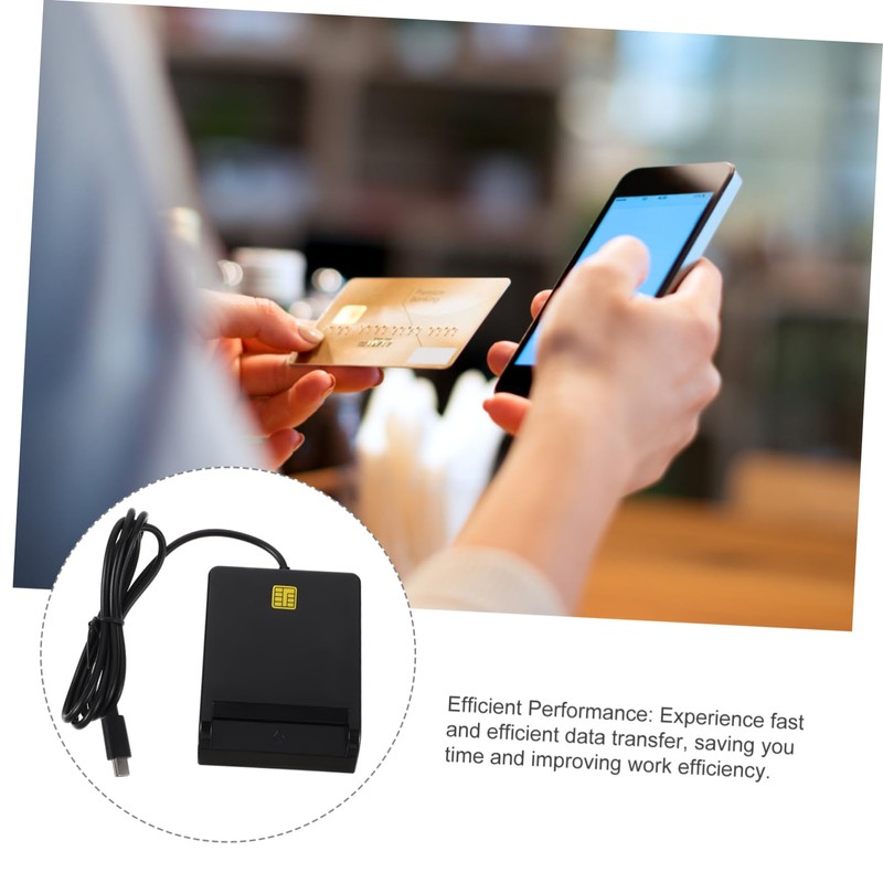 GANAZONO USB Smart Card Reader Multi-Card Reading Device for Windows