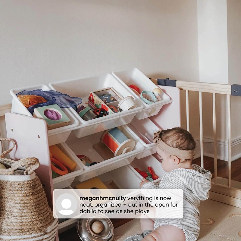 Delta Children MySize 9 Bin Plastic Toy Organizer - Greenguard