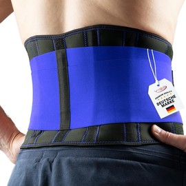 Vigo Sports Back Brace, Machine-Washable – Anti-Sweat Kidney Belt for Effective Back Stabilisation – Back Support Belt for Men and Women – Warming Lumbar Support Belt