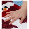 Xmas Bath Mat Santa Snowman Non-Slip Door Mat Bathroom Mat