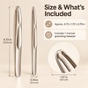 Eyebrow Tweezers for Precise Facial Hair Plucking - Rounded Tip,