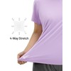 MIER Womens Running Athletic Shirts Dry Fit Active T-Shirt Tops