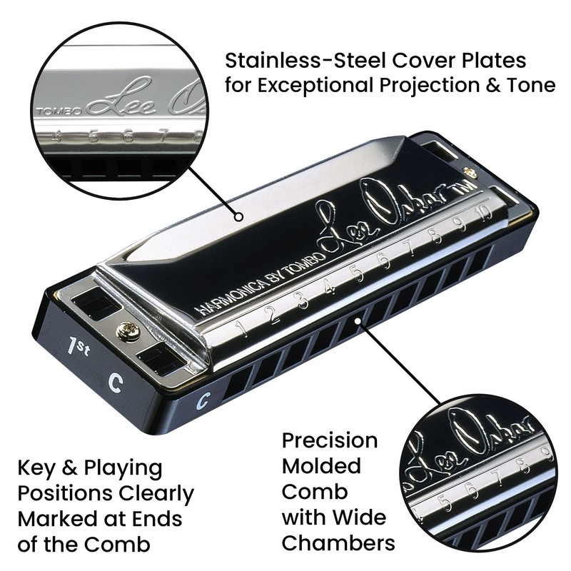 Lee Oskar Harmonica, Key of C, Major Diatonic