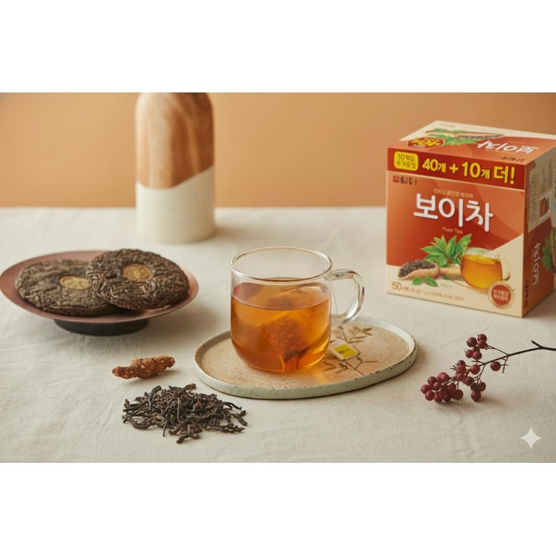 Damtuh Korean Pu-erh Tea – Aged & Smooth Dark Tea,