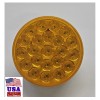 Optronics LED SLL43AB1 Yellow 4" round warning lamp