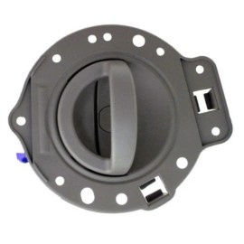 DELPA Front Left Gray / Grey Inside Door Handle for 2006 thru 2010 JEEP Commander