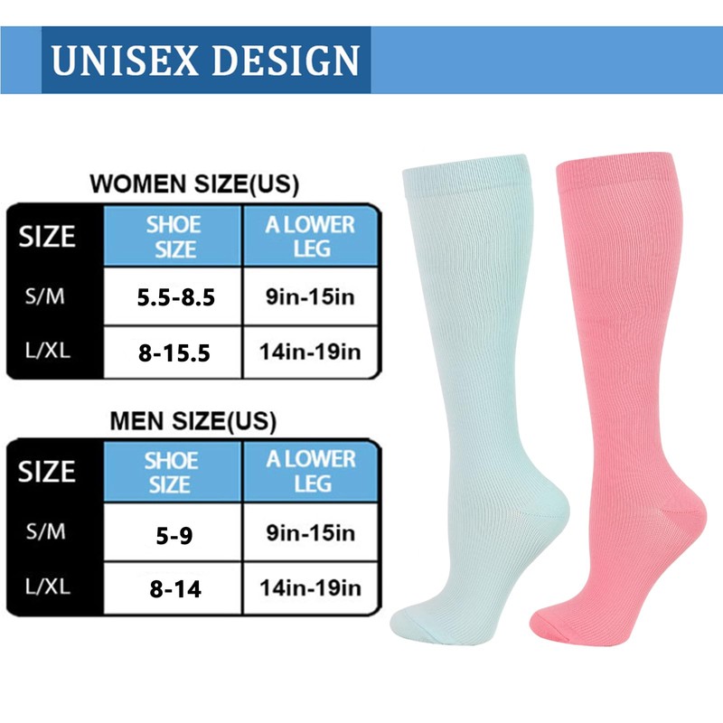 Cheeroyal 2 paia di calze a compressione per donne e