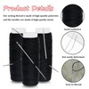 20 PCS Hair Needle and Black Thread Kit for Making