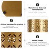 Fockety Metal Umbrella Holder, Round Proof Umbrella Storage Organizer Hollow