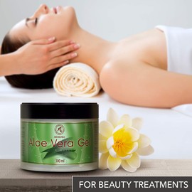 Aloe Vera Gel 300 ml - Moisturiser for Face - Hair and Body - Soothing Skin Gel - Cooling Gel for All Skin Types - Aloe Gel for Dry Skin - Shaving Gel