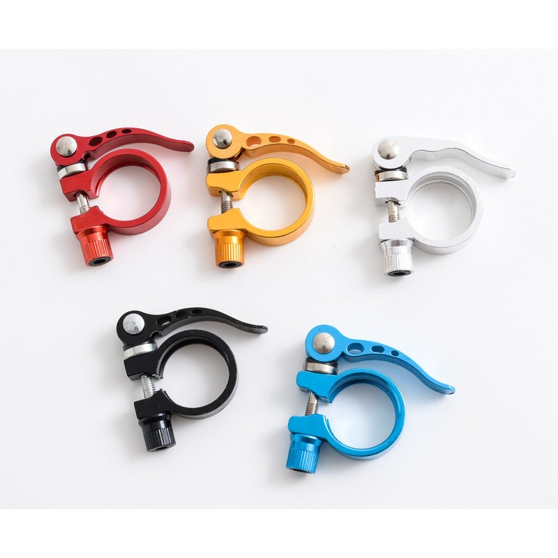 SCGEHA Aluminum Seat Clamp, 1.2 inches (31.8 mm), Easy Adjustment,