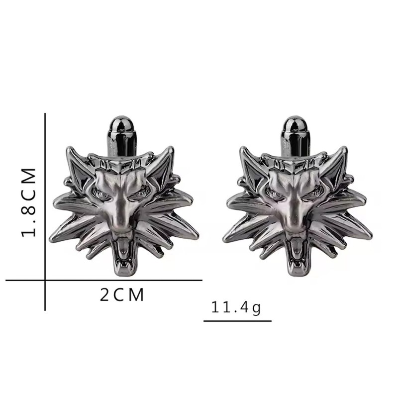 Witcher 3 Cufflinks - Wolf