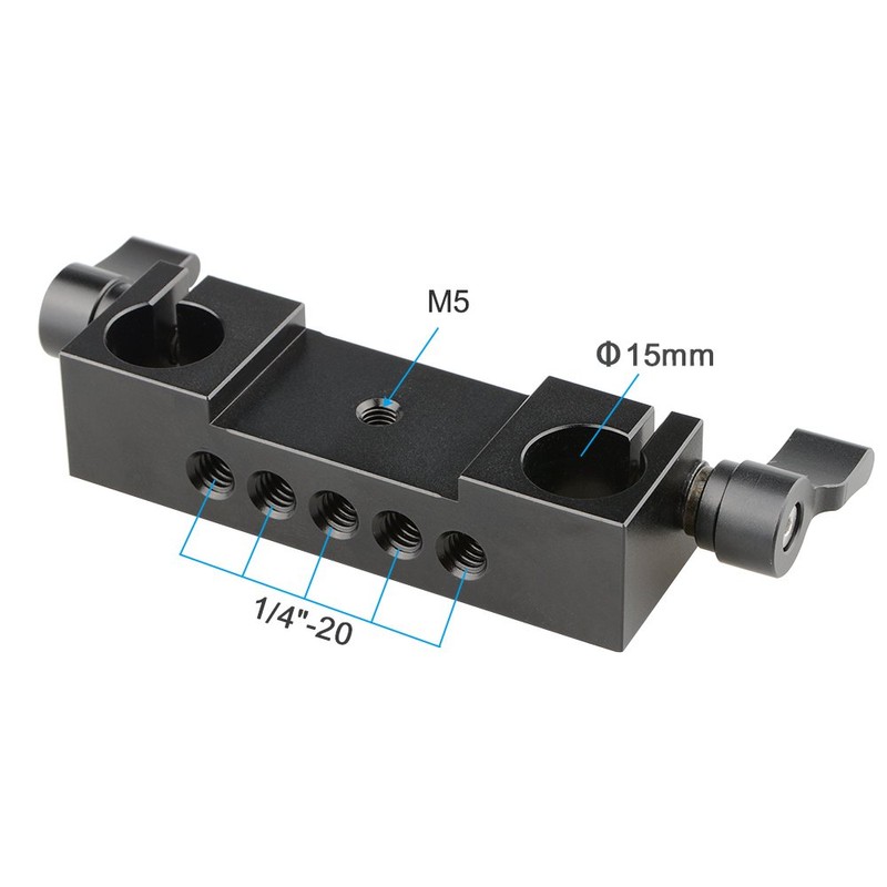 CAMVATE 15mm Rod Clamp Railblock for DSLR 15mm Rail Rig
