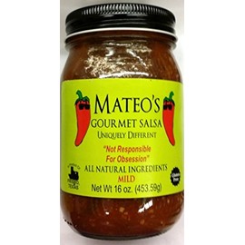 Mateo's Gourmet Salsa 16 Oz (Pack of 2) (Mild)