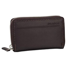 Ledershop24 Branco Small Leather Credit Card Holder Wallet - Space for over 8 Cards - Various Colours Black, Brown, brown
