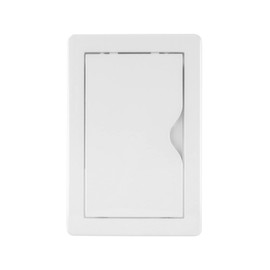 VONLIS Inspection Flap 100 x 150 mm Inspection Door 10 x 15 cm Plastic Drywall Plasterboard Maintenance Flap White Suitable for Wet Rooms Flush-Mounted Flap