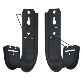 KUAGINZUHE 50 Pack 2-Inch Galvanized Steel Cable Support J-Hooks with Retainer Clips - Heavy Duty Wall Mount Cable Management Hooks for Structured Cabling & Organization