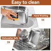 3 Pcs Steel Containers with Lids,Stainless Steel Storage Containers