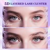 B&Q Lash Clusters Fluffy Wispy Voluminous - 144 PCS Feath5D