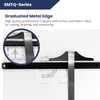 Pacific Arc 24 Inch T Square, Traditional Stainless Steel, Graduated