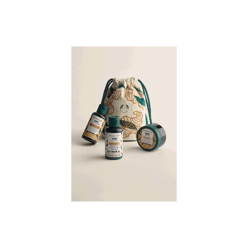 The Body Shop Ginger Shampoo 60ml, Conditioner 60ml, Hair Scalp