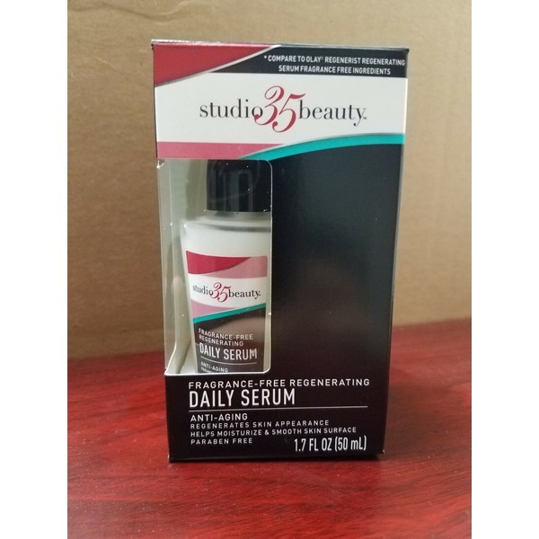 1 Pack Studio 35 Beauty Regenerating Daily Serum Fragrance Free - 1.7 fl oz